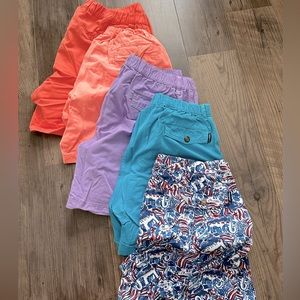 Lot of 5 Chubbies Shorts, All XL. See details for more info